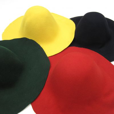 Wool felt capeline