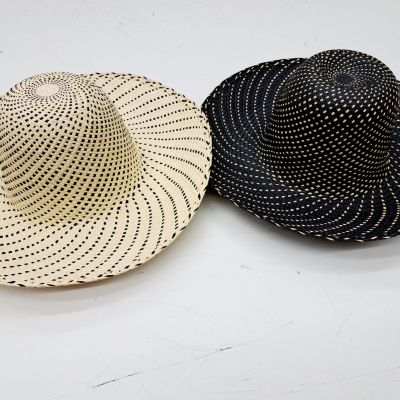 panama print capeline  Black