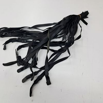 Zwart leren band/riempje