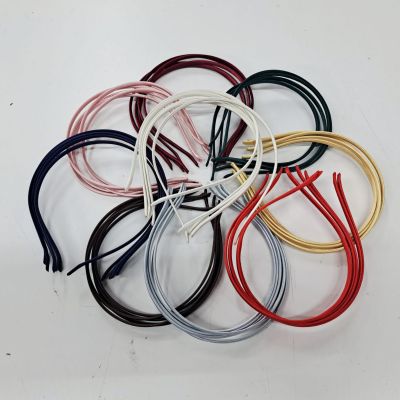 Fabric covered metal headband
