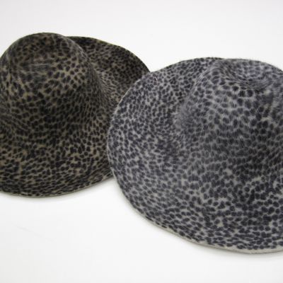velours capeline print single side ocelot 40040